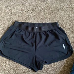Gymshark black running shorts size xl